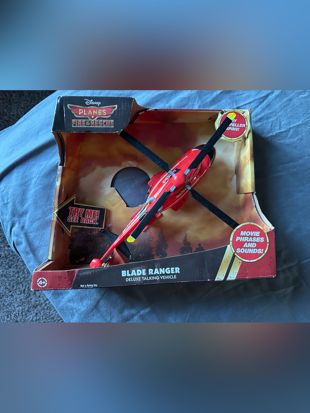 Disney Planes Blade Ranger Deluxe Talking Vehicle - Red
